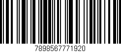 Código de barras (EAN, GTIN, SKU, ISBN): '7898567771920'