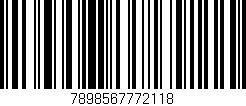 Código de barras (EAN, GTIN, SKU, ISBN): '7898567772118'