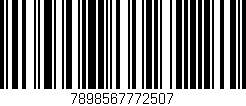 Código de barras (EAN, GTIN, SKU, ISBN): '7898567772507'