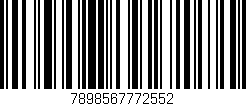 Código de barras (EAN, GTIN, SKU, ISBN): '7898567772552'