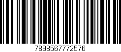 Código de barras (EAN, GTIN, SKU, ISBN): '7898567772576'