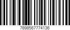 Código de barras (EAN, GTIN, SKU, ISBN): '7898567774136'