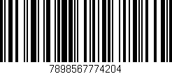 Código de barras (EAN, GTIN, SKU, ISBN): '7898567774204'