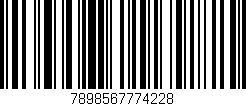 Código de barras (EAN, GTIN, SKU, ISBN): '7898567774228'
