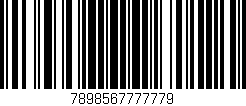 Código de barras (EAN, GTIN, SKU, ISBN): '7898567777779'