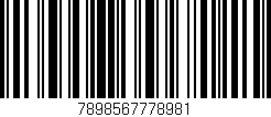 Código de barras (EAN, GTIN, SKU, ISBN): '7898567778981'