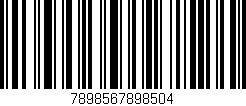 Código de barras (EAN, GTIN, SKU, ISBN): '7898567898504'