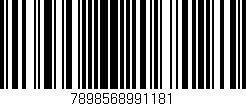 Código de barras (EAN, GTIN, SKU, ISBN): '7898568991181'