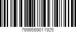 Código de barras (EAN, GTIN, SKU, ISBN): '7898569011925'
