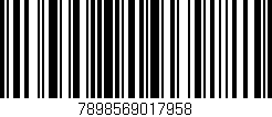 Código de barras (EAN, GTIN, SKU, ISBN): '7898569017958'