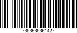 Código de barras (EAN, GTIN, SKU, ISBN): '7898569661427'
