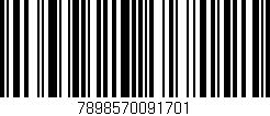 Código de barras (EAN, GTIN, SKU, ISBN): '7898570091701'