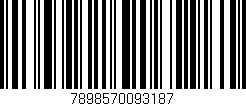 Código de barras (EAN, GTIN, SKU, ISBN): '7898570093187'