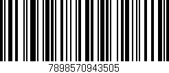 Código de barras (EAN, GTIN, SKU, ISBN): '7898570943505'