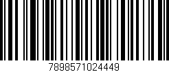 Código de barras (EAN, GTIN, SKU, ISBN): '7898571024449'