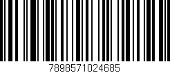 Código de barras (EAN, GTIN, SKU, ISBN): '7898571024685'