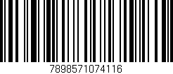 Código de barras (EAN, GTIN, SKU, ISBN): '7898571074116'