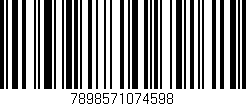Código de barras (EAN, GTIN, SKU, ISBN): '7898571074598'
