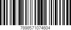 Código de barras (EAN, GTIN, SKU, ISBN): '7898571074604'
