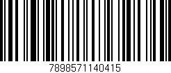 Código de barras (EAN, GTIN, SKU, ISBN): '7898571140415'