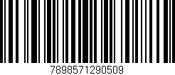 Código de barras (EAN, GTIN, SKU, ISBN): '7898571290509'