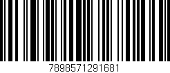 Código de barras (EAN, GTIN, SKU, ISBN): '7898571291681'