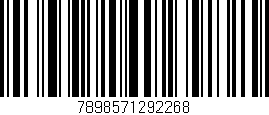 Código de barras (EAN, GTIN, SKU, ISBN): '7898571292268'