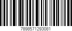 Código de barras (EAN, GTIN, SKU, ISBN): '7898571293081'