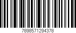 Código de barras (EAN, GTIN, SKU, ISBN): '7898571294378'