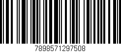 Código de barras (EAN, GTIN, SKU, ISBN): '7898571297508'