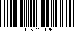 Código de barras (EAN, GTIN, SKU, ISBN): '7898571298925'