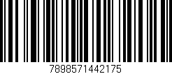 Código de barras (EAN, GTIN, SKU, ISBN): '7898571442175'