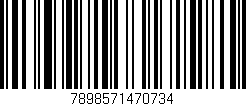 Código de barras (EAN, GTIN, SKU, ISBN): '7898571470734'
