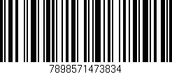 Código de barras (EAN, GTIN, SKU, ISBN): '7898571473834'