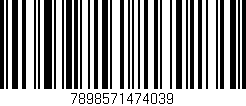 Código de barras (EAN, GTIN, SKU, ISBN): '7898571474039'