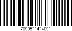 Código de barras (EAN, GTIN, SKU, ISBN): '7898571474091'