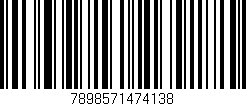 Código de barras (EAN, GTIN, SKU, ISBN): '7898571474138'
