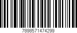 Código de barras (EAN, GTIN, SKU, ISBN): '7898571474299'