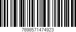 Código de barras (EAN, GTIN, SKU, ISBN): '7898571474923'
