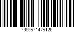 Código de barras (EAN, GTIN, SKU, ISBN): '7898571475128'
