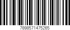 Código de barras (EAN, GTIN, SKU, ISBN): '7898571475265'