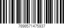 Código de barras (EAN, GTIN, SKU, ISBN): '7898571475937'