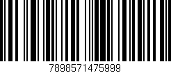 Código de barras (EAN, GTIN, SKU, ISBN): '7898571475999'