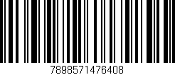 Código de barras (EAN, GTIN, SKU, ISBN): '7898571476408'