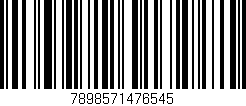 Código de barras (EAN, GTIN, SKU, ISBN): '7898571476545'