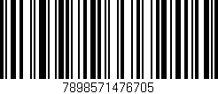 Código de barras (EAN, GTIN, SKU, ISBN): '7898571476705'