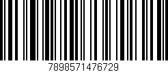 Código de barras (EAN, GTIN, SKU, ISBN): '7898571476729'