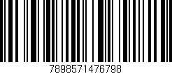 Código de barras (EAN, GTIN, SKU, ISBN): '7898571476798'
