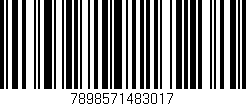 Código de barras (EAN, GTIN, SKU, ISBN): '7898571483017'