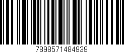 Código de barras (EAN, GTIN, SKU, ISBN): '7898571484939'